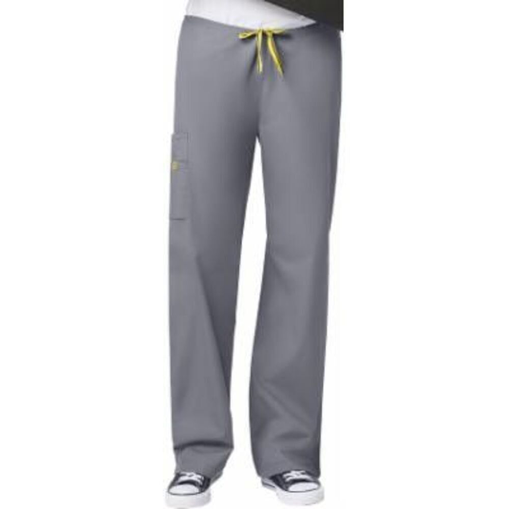 Wink Origins Sierra - Unisex Drawstring Cargo Scrub Pant Pewter L Regular